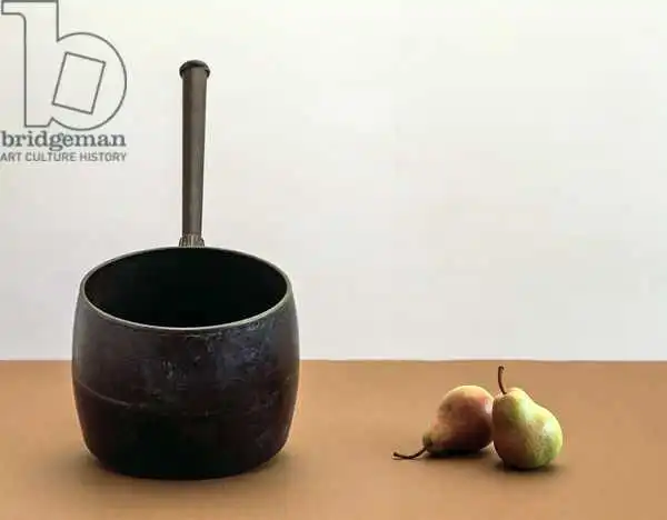 Hollands, Norman: Pan and Two pears (after William Scott) 2005