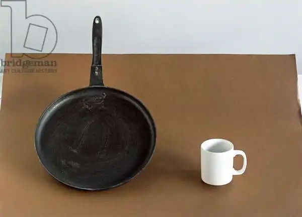 Hollands, Norman: Pan and white mug (after William Scott) 2005