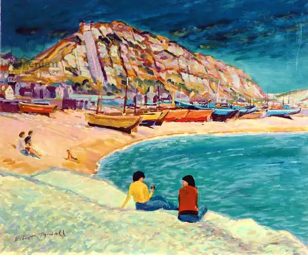 Tyndall, Robert: Hastings: beach scene