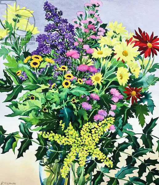 Ryland, Christophe: Winter Flowers and Leaves
