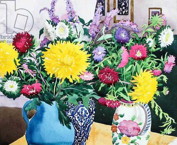 Ryland, Christophe: Interior with Asters