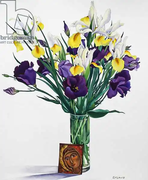 Ryland, Christophe: Flowers with Face from an Icon