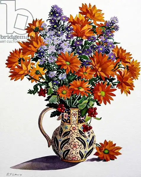 Ryland, Christophe: Orange Chrysanthemums