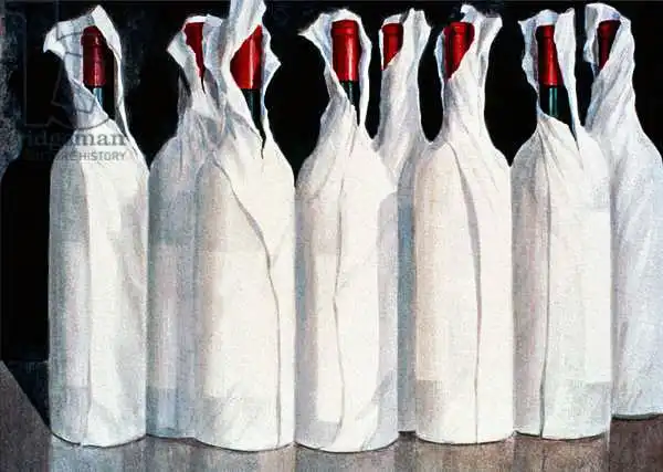 Seligman, Lincol: Wrapped Wine Bottles, Number 1
