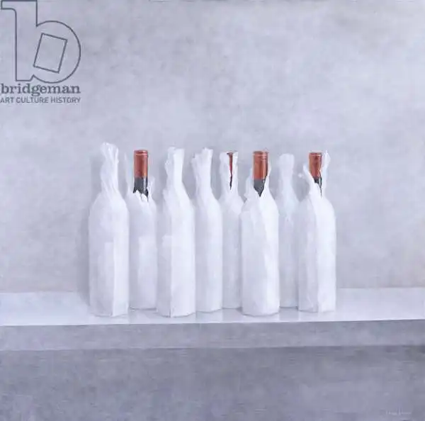 Seligman, Lincol: Bottiglie incartate su grigio