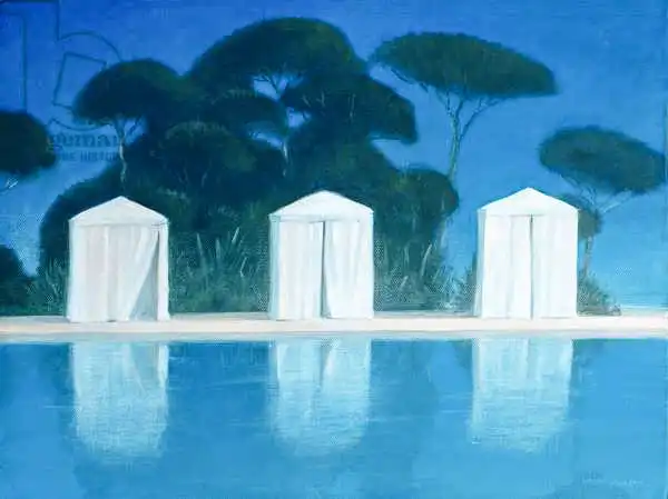 Seligman, Lincol: Pool Tents