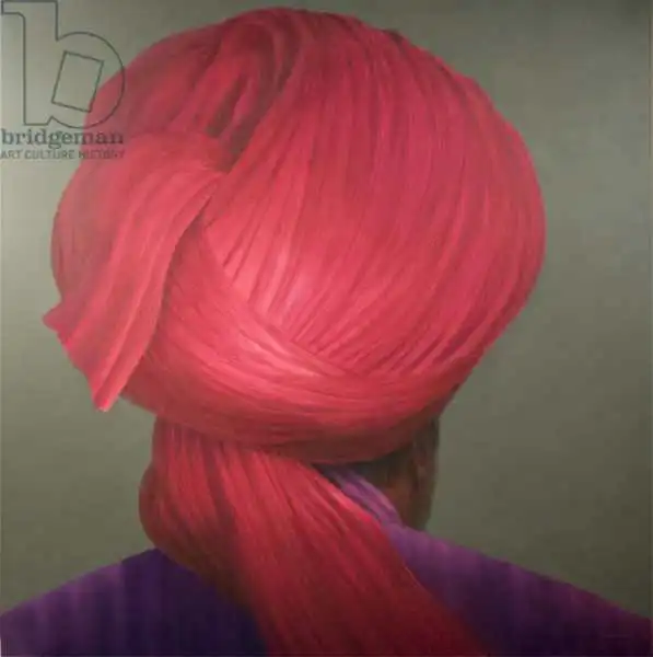 Seligman, Lincol: Turbante rojo, abrigo morado