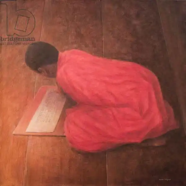 Seligman, Lincol: Young Monk in Class