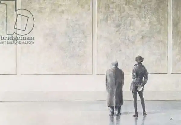 Seligman, Lincol: Uomo e donna in una galleria d