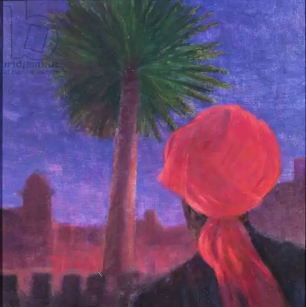 Seligman, Lincol: Turbante rojo, atardecer, Jodhpur