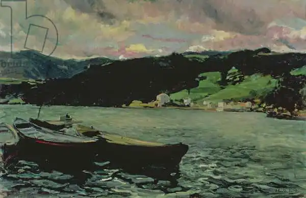 Sorolla y Bastida, Joaquin: Estuary of the Nalon, Asturias