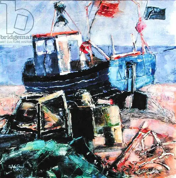 Paul, Sylvi: Fishing Boat on the Beach, Aldeburgh