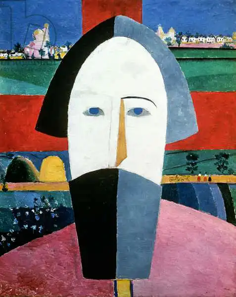 Malevich, Kazimir Severinovich: Head of a Peasant