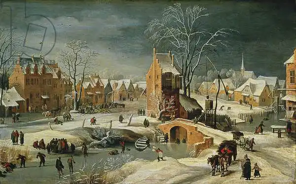 Brueghel, Pieter (ml.): Zimní krajina