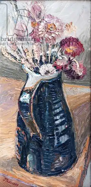 Thewsey, Joa: Dried Flowers in a Bernard Leach Jug 2000