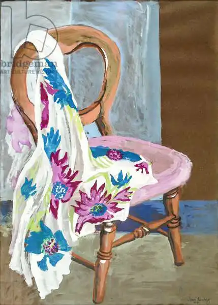 Thewsey, Joa: Chair and Patterned Fabric