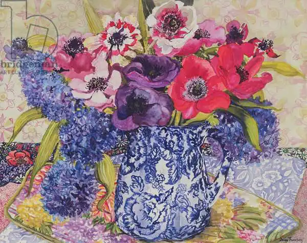 Thewsey, Joa: Anemones in an Antique Jug