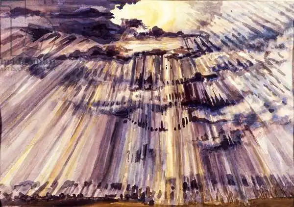 Thewsey, Joa: Large Sky, Sunshine through raindrops