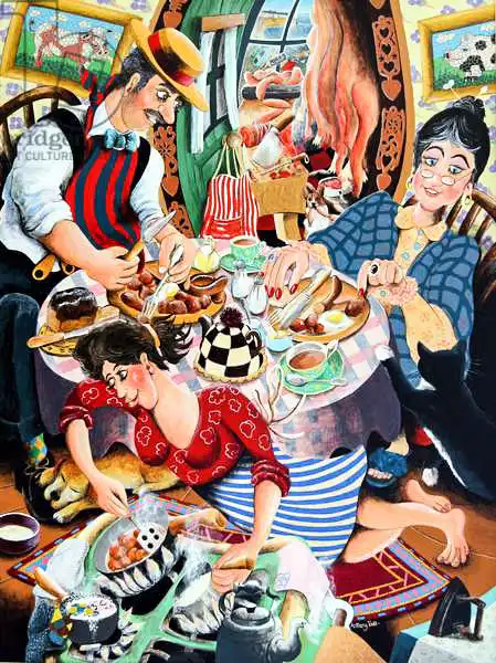 Todd, Tony: Mr. Beynon the butcher his wife Mrs Beynon and Lilly the treasure