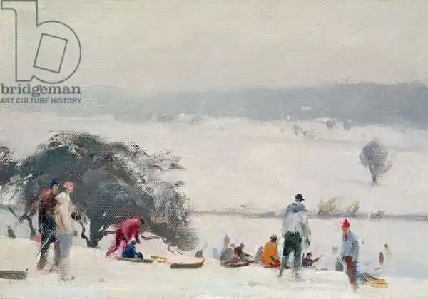 Chamberlain, Trevor: Tobogganing, The Meads, Hertford