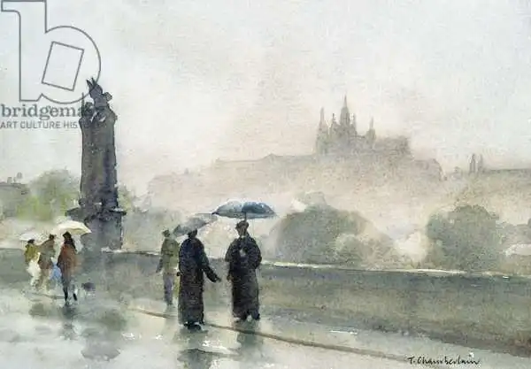 Chamberlain, Trevor: Umbrellas, Charles Bridge, Prague