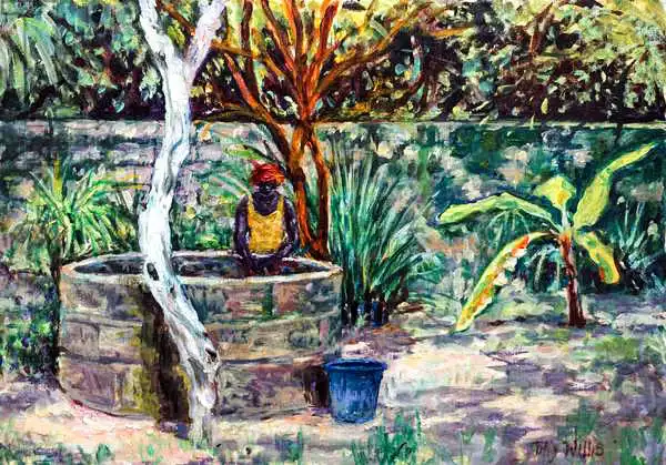Willis, Till: The Garden Well,oil