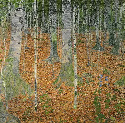 Klimt, Gustav: Břízový hájek