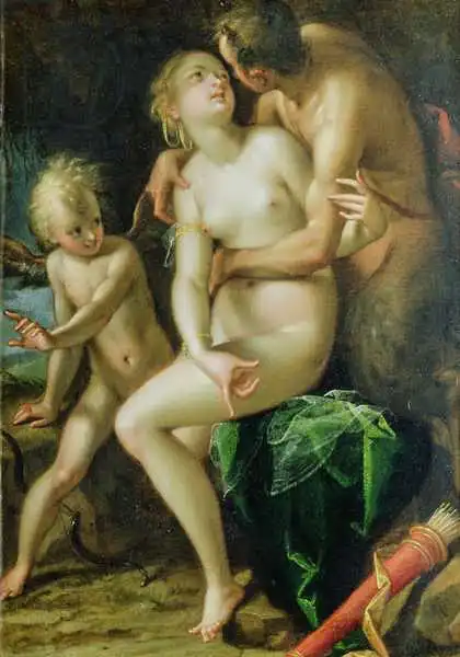 Aachen, Johann Hans von: Jupiter, Antiope ...