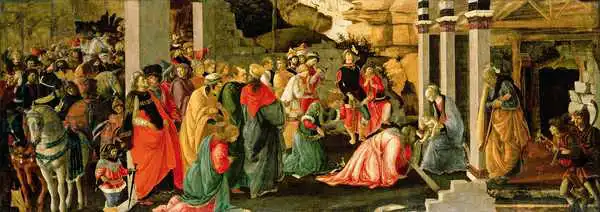 Botticelli, Sandro: Klanění tří králů