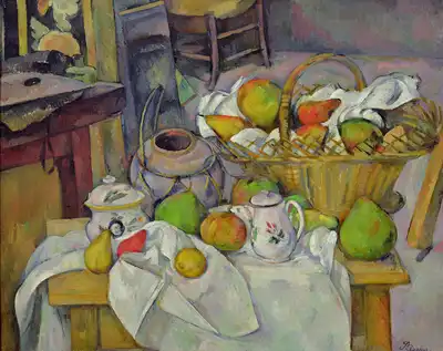 Cézanne, Paul: Zátiší s košem