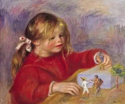 Renoir, Auguste: Claude Renoir při hře