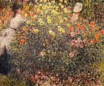 Monet, Claude: Ženy s květinami