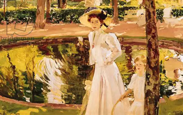 Sorolla y Bastida, Joaquin: Garden