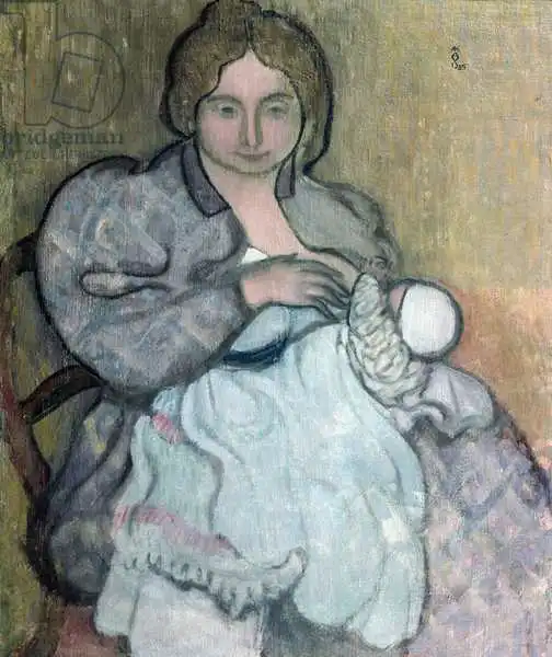 Denis, Maurice: Maternità con vestito bianco (Jean-Paul