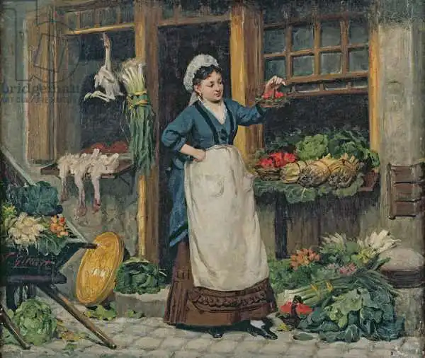 Gilbert, Victor Gabriel: Il venditore di frutta