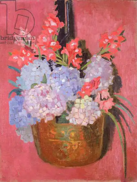 Denis, Maurice: Copper cauldron with hydrangeas