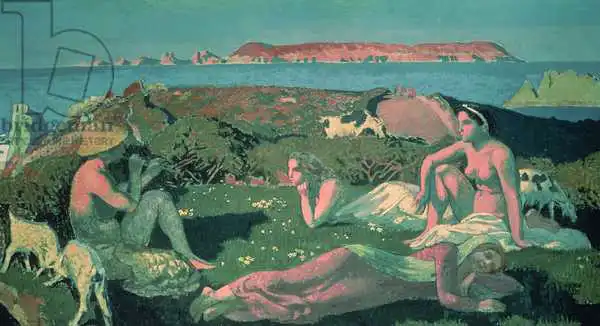 Denis, Maurice: Seascape in Green Tones