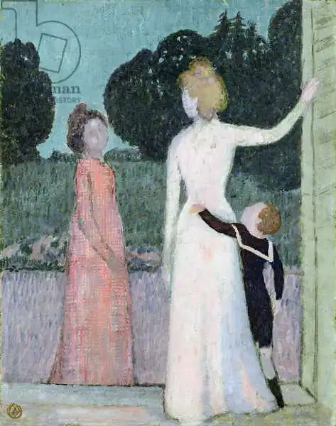 Denis, Maurice: Madame Adrien Mithouard and Her Son, Jacques