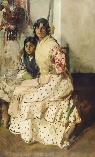 Sorolla y Bastida, Joaquin: Pepilla the Gypsy and Her Daughter