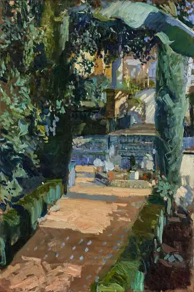 Sorolla y Bastida, Joaquin: Court of the Dances, AlcA!zar, Sevilla
