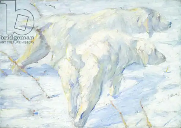 Marc, Franz: Siberian Dogs in the Snow