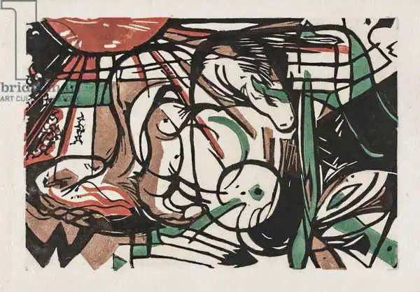 Marc, Franz: Birth of Horses (Geburt der Pferde)