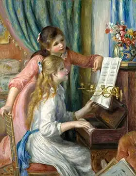Renoir, Auguste: Two Young Girls at the Piano