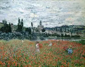 Monet, Claude: Vlčí máky ve Vetheuil