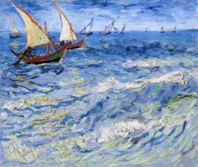 Gogh, Vincent van: Moře u Saintes-Maries