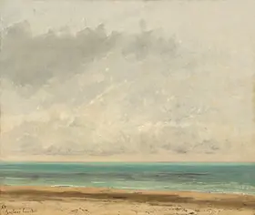 Courbet, Gustave: Calm Sea