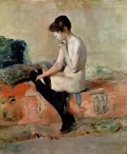 Toulouse-Lautrec, H.: Akt na pohovce
