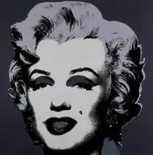 Warhol, Andy: Marilyn Monroe - black (1967)