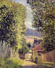 Sisley, Alfred: Road in Louveciennes