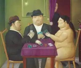 Botero, Fernando: Hráči karet
